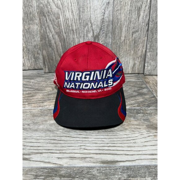 Vintage Virginia Nationals NHRA Winston Drag Racing Richmond 2000 Snapback Hat - Picture 2 of 9